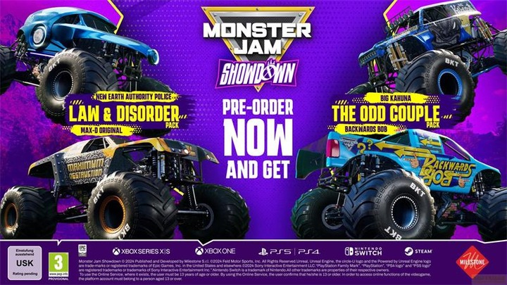 Actual product image Milestone Monster Jam Showdown D1 (PS5, DE)