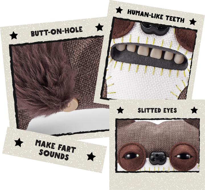Actual product image Zuru Fuggler - Fart Face (23 cm)