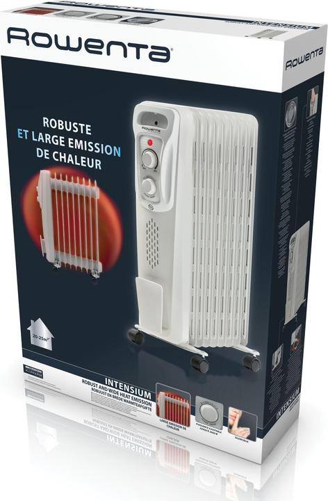 Produktbild Rowenta Intensium Indoor Grau 2000 W Öl-Heizlüfter (2000 W)