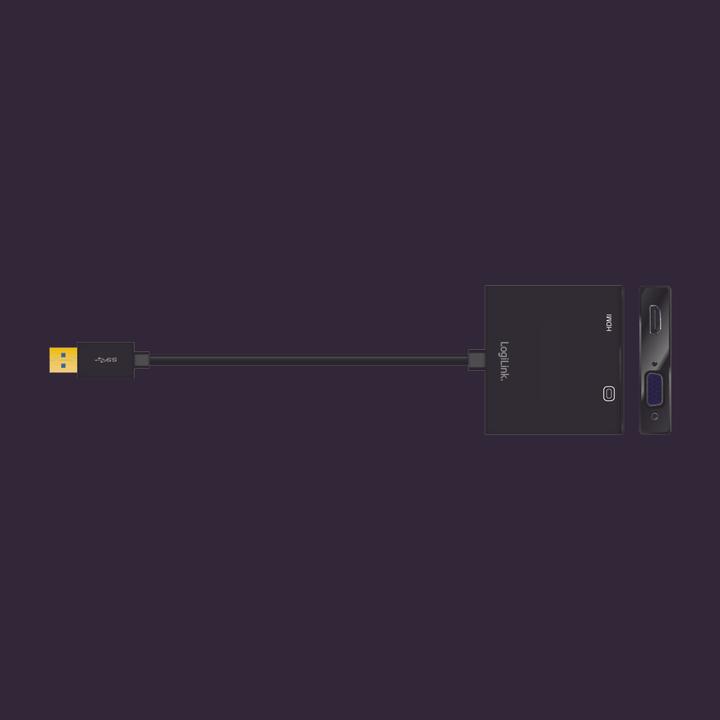 Immagine prodotto LogiLink USB 3.0 zu (VGA, HDMI, 6.40 cm)