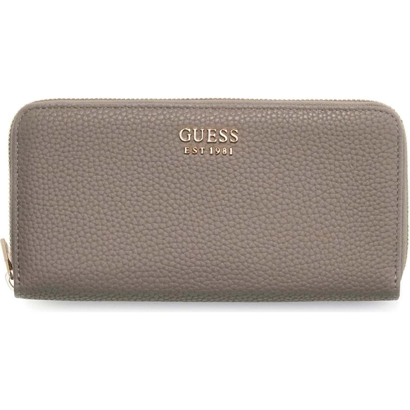 Guess Donna Marrone/Grigio Donne, Portafoglio, Geldbörse Brenton,