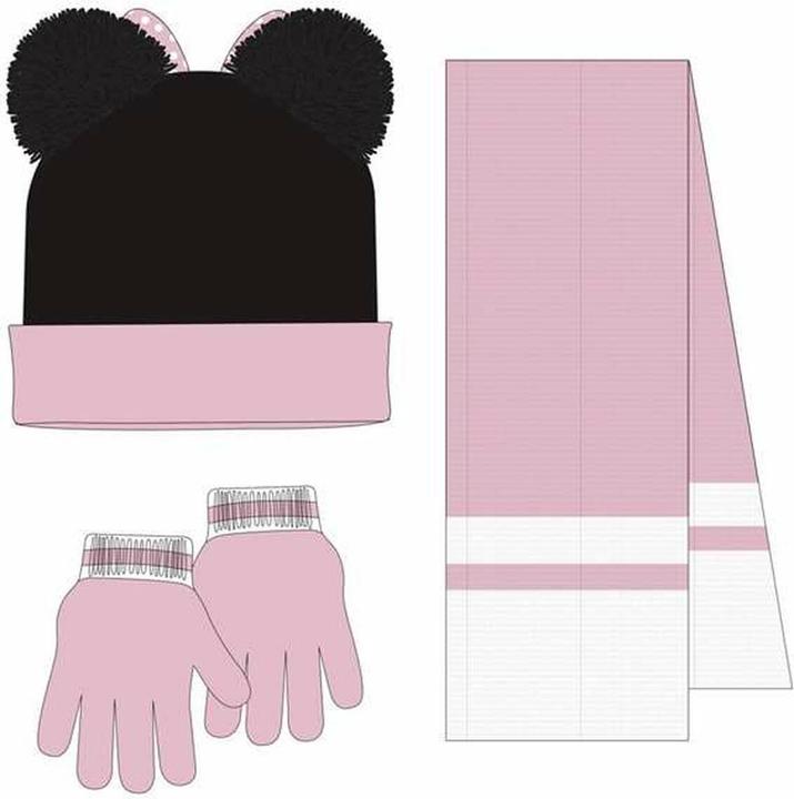 Actual product image Cerdá Disney Minnie winter set snood hat gloves