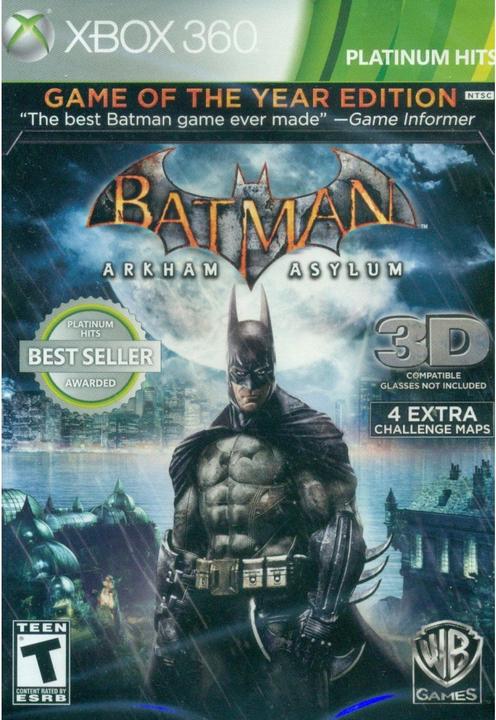 Immagine prodotto WB Warner Bros Batman: Arkham Asylum, Xbox 360 (Xbox 360)