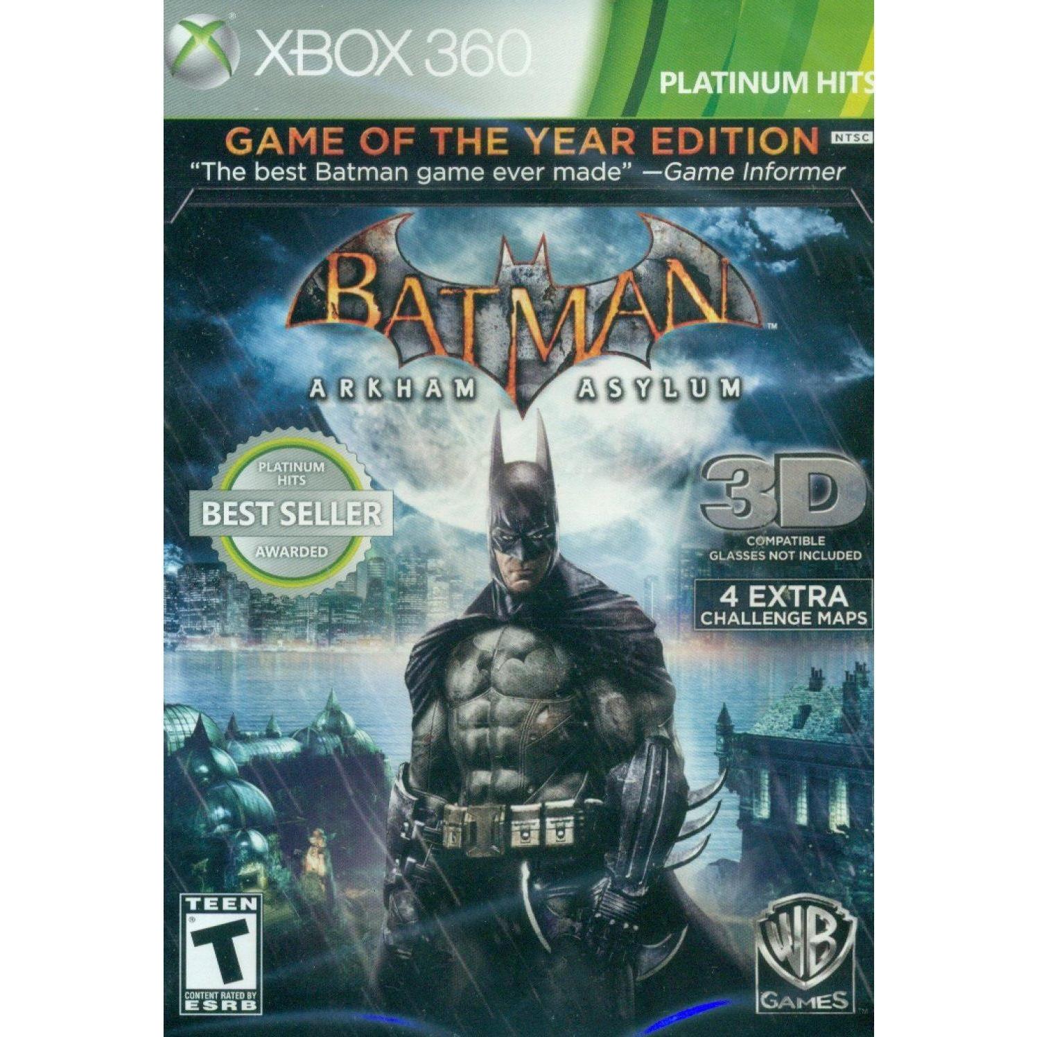 WB, Warner Bros Batman: Arkham Asylum, Xbox 360