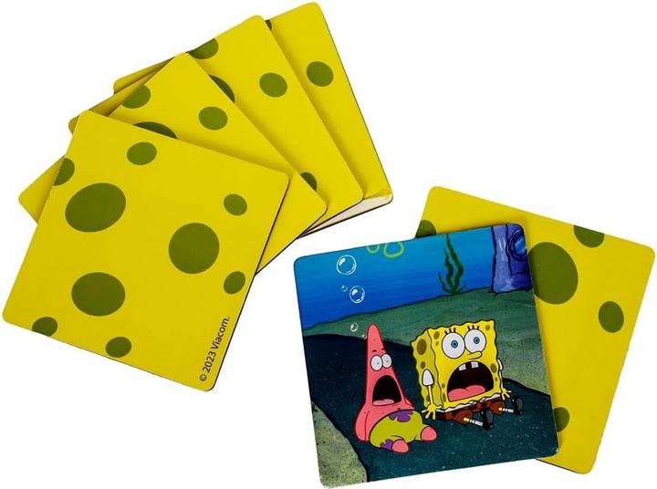 Produktbild Spongebob Squarepants Meme Untersetzer Set (6er Pack) (6x, Glasuntersetzer)
