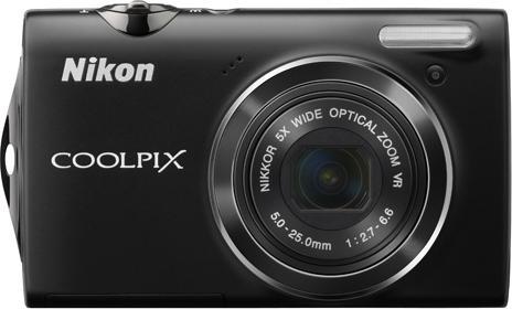 Nikon Coolpix S5100, 12 MP, zoom 5x, filmati HD, nero (1/2,3'')