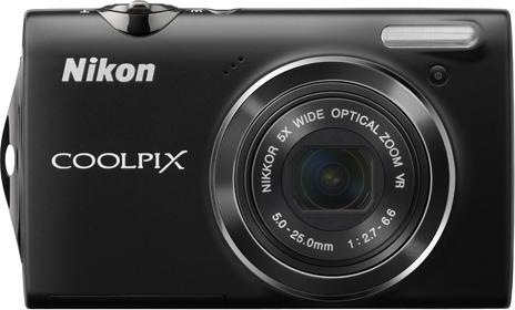 Nikon Coolpix S5100, 12 MP, zoom 5x, filmati HD, nero (1/2,3'')