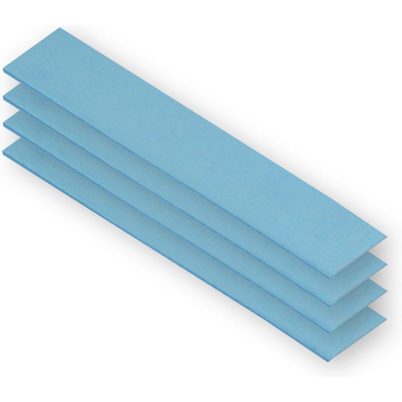 Arctic TP-3 (120x20mm, t:0.5mm) Confezione da 4 pezzi (0.50 mm, 6 W/m K), Cuscinetto termico, Blu
