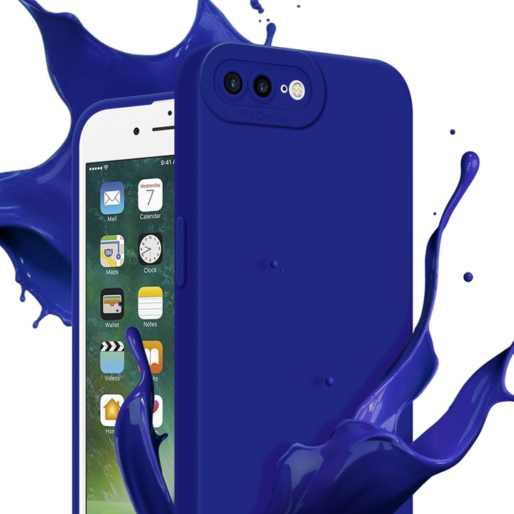 Actual product image Cadorabo Case for Apple iPhone 7 PLUS / 7S PLUS / 8 PLUS in TPU Fluid LM162 Style (Apple iPhone 7 Plus, Apple iPhone 7s Plus)