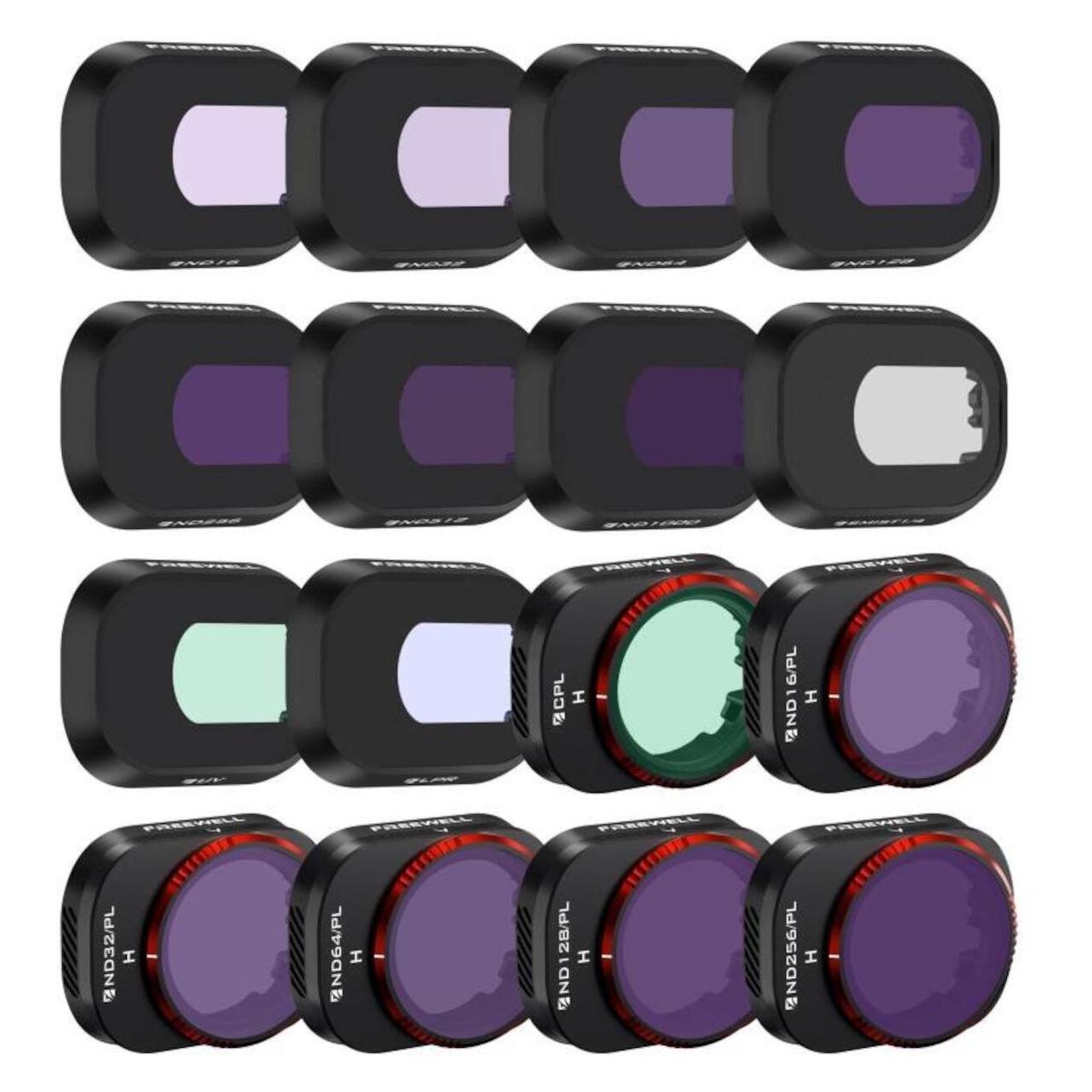 Freewell Mega Filter Kit (Drohnen Filter, Dji Mini 4 Pro), Drohne Zubehör