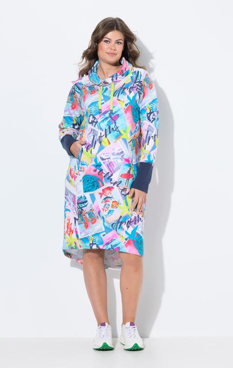 Produktbild Laurasøn Sweatkleid, Kapuze, Langarm, OEKO-TEX (42)