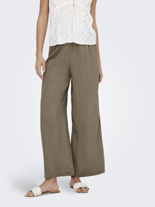 Produktbild Only ONLTOKYO Hohe Taille Gerade geschnitten Hose mit weitem Beinschnitt Hose mit weitem Beinschnitt (32)