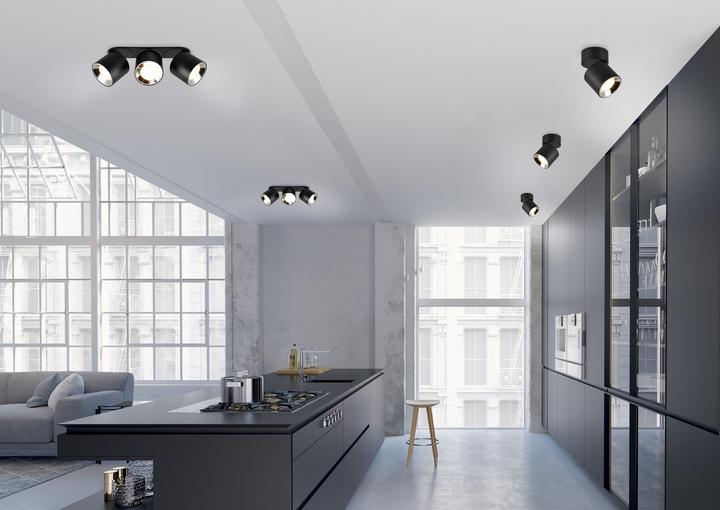 Image du produit Trio Guayana Plafonnier GU10 ⌀8,7cm Noir Mat (GU10)