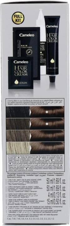 Image du produit Delia Cosmetics Cameleo Permanent Hair Colour Cream Chestnut Intensive Color & Protection 5 Oils + Omega Plus Acids (5.4 Marron)