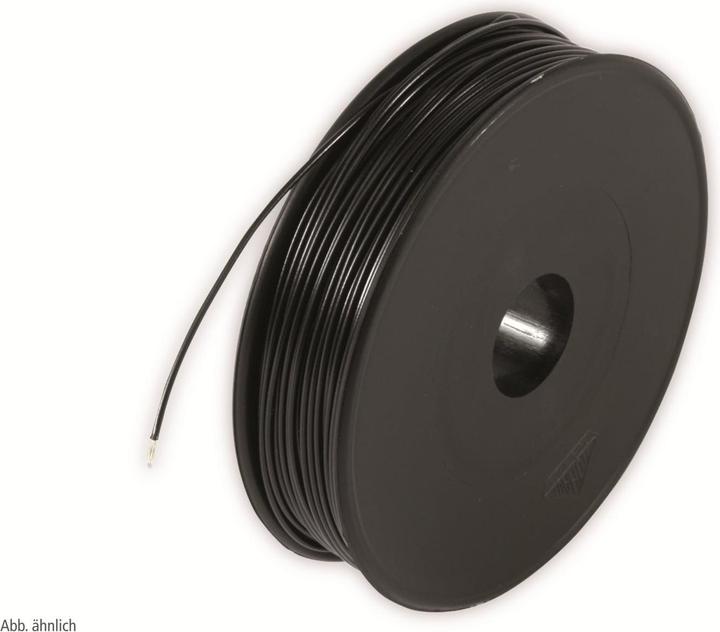 Productafbeelding Rautronic Kabels, 1x1,00, 100m spoel, zwart, LIYV (100 m)