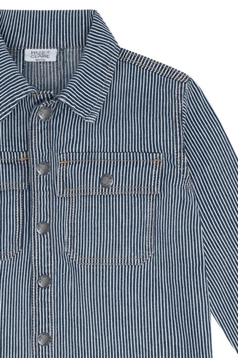 Immagine prodotto Hust and Claire Knaben Denim Hemd Gestreift (116)