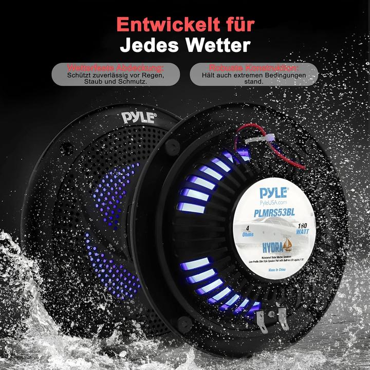 Produktbild Pyle Outdoor Lautsprecher mit LED-Lichtern