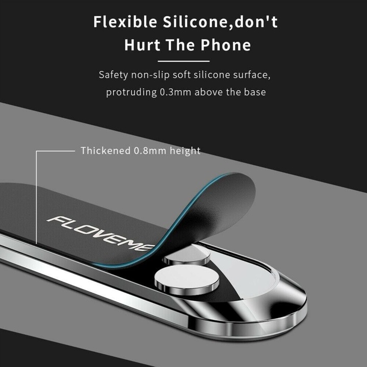 Produktbild PhoneLook FLOVEME Magnetischer universal Smartphone Halter Für Auto / Kühlschrank / Wand
