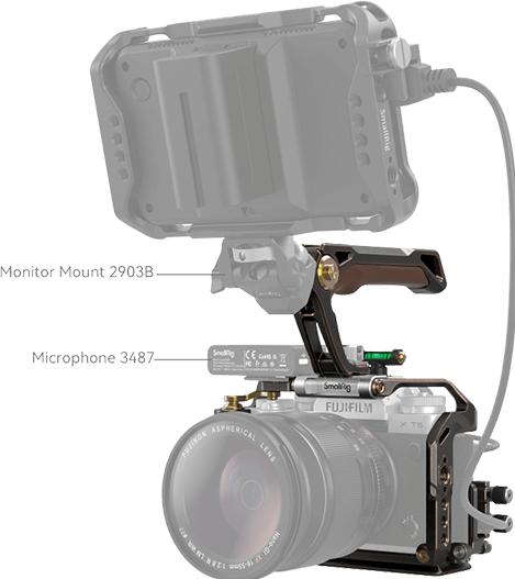 Actual product image SmallRig Retro Handheld Cage Kit for FUJIFILM X-T5 3872