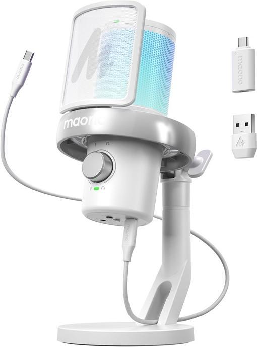Actual product image Maono DM40 Pro Microphone (white)