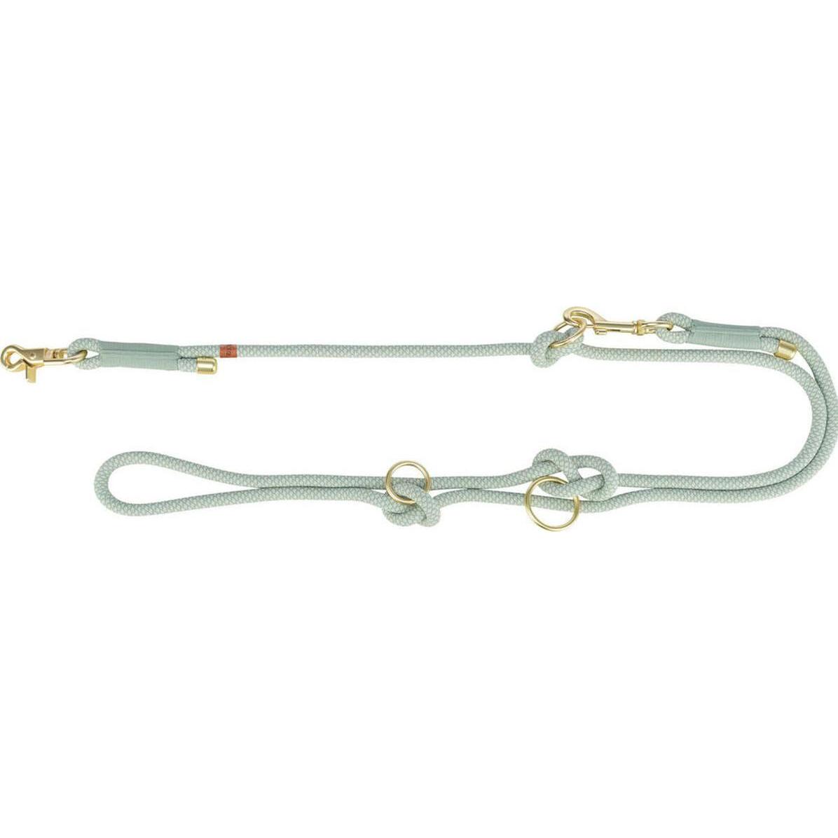 Comparer les prix de Laisse Pour Chien - Trixie - Corde Souple Réglable - Vert Sauge - Vert Menthe - Multi-Positions