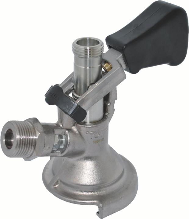 Immagine prodotto Ich-zapfe Zapfkopf - Keg Verschluss, Kombi-Fitting, oberer Ausgang (Kelleranstich)