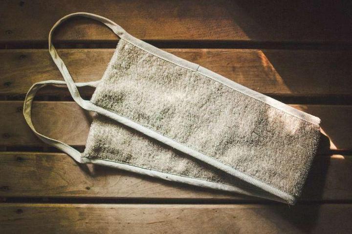 Actual product image Namų tekstilė MASSAGING BATH SPONGE (13X70 CM)