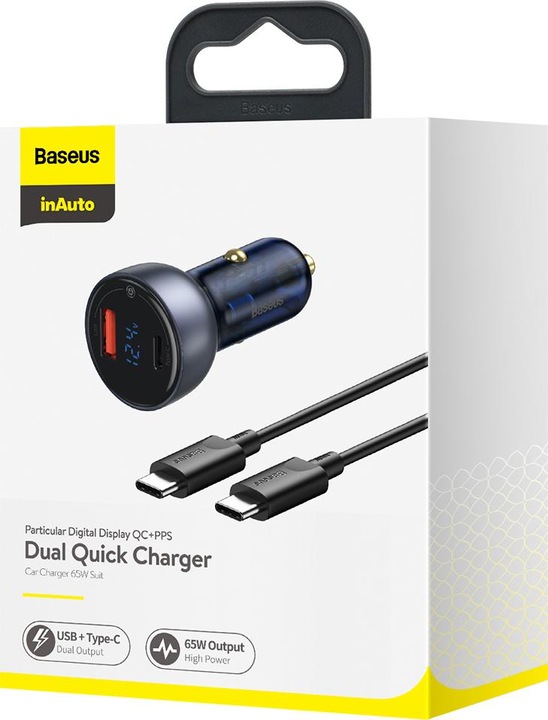 Image du produit Baseus double chargeur rapide
