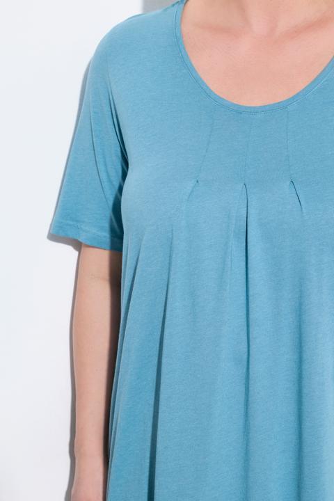 Actual product image Ulla Popken Essential Front Pleat Tee (46, 48)