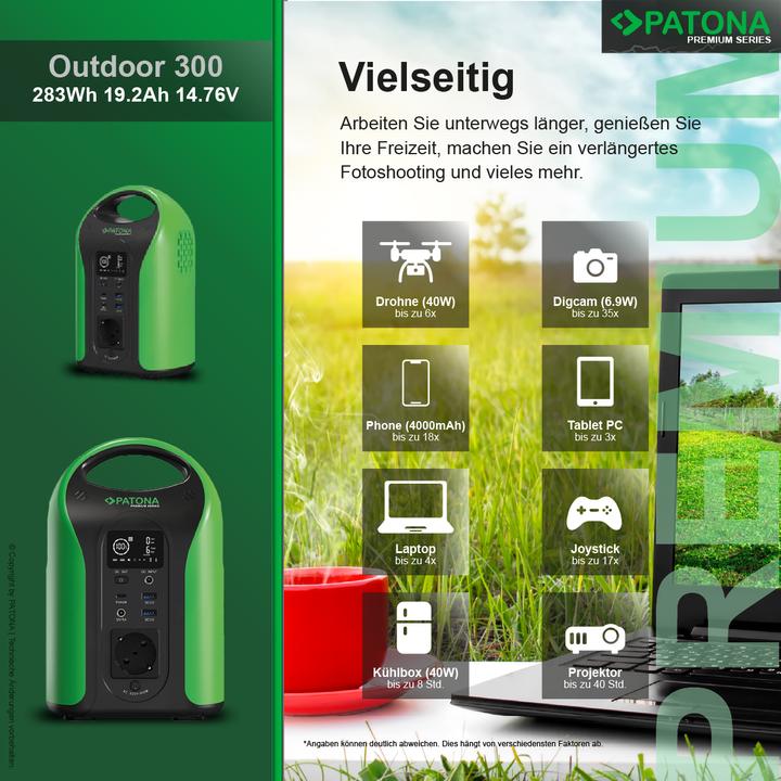 Actual product image Patona Portable Powerstation 296Wh (296 Wh, 2.46 kg)