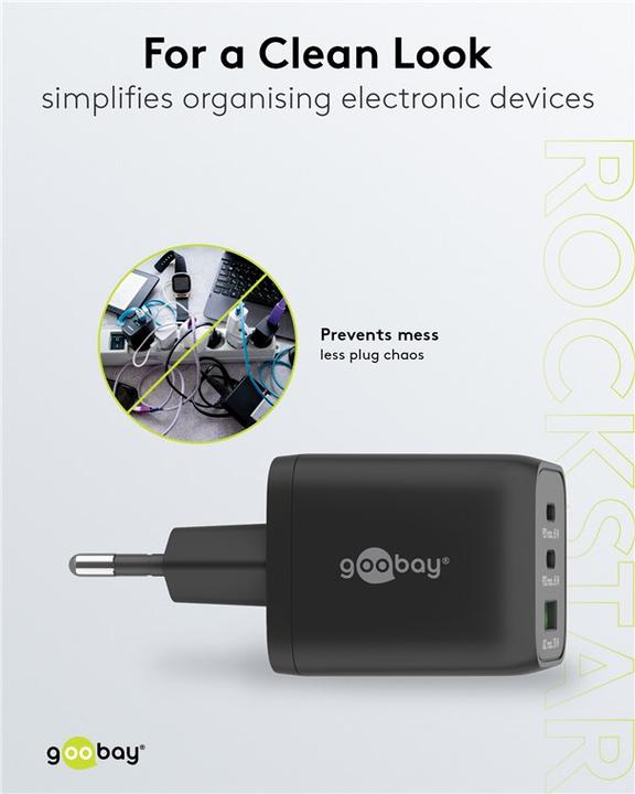 Produktbild Goobay Multiport Schnellladegerät (65 W)