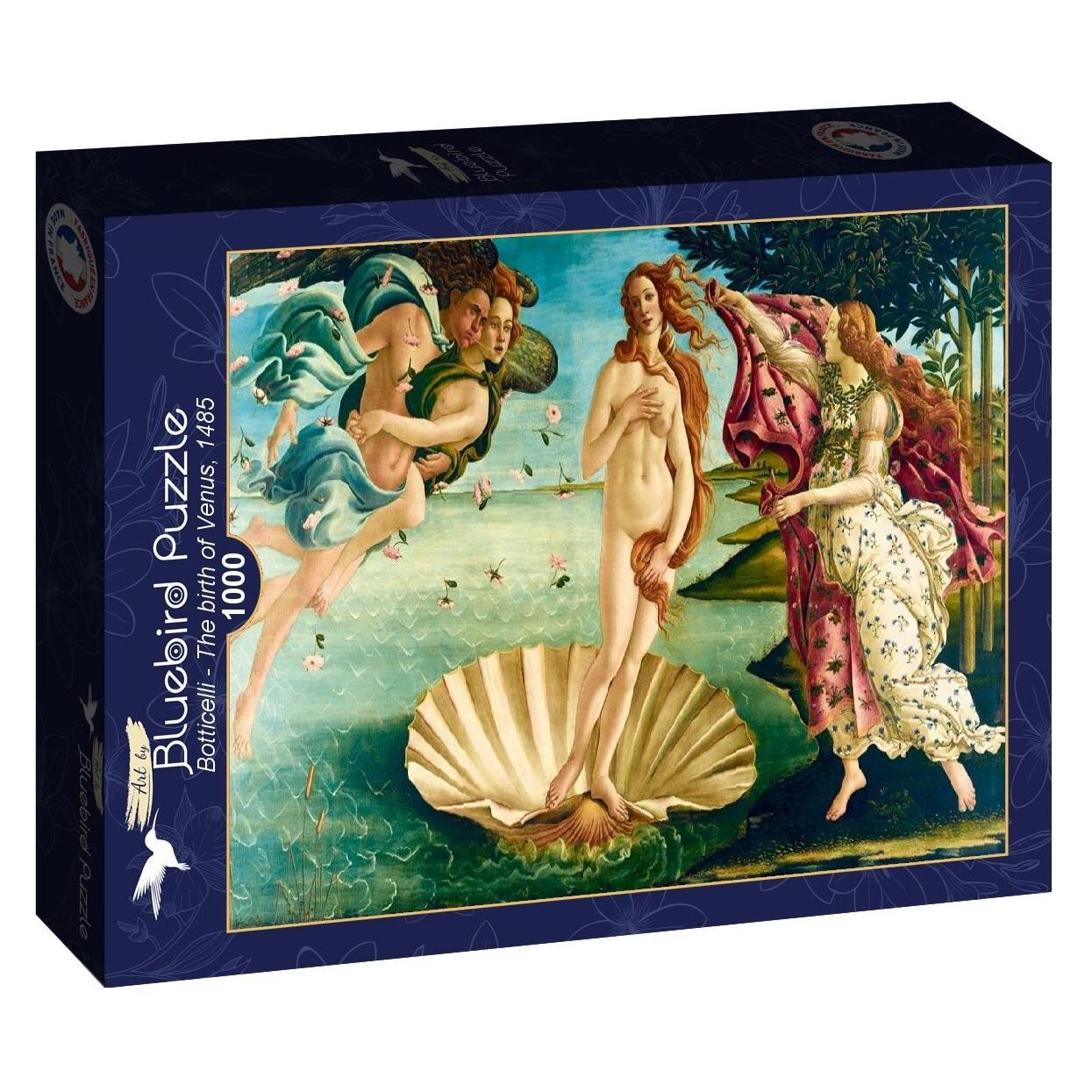 Bluebird Puzzel 1000 Stukjes Botticelli - De Geboorte Van Venus, 1485 (1000 onderdelen)