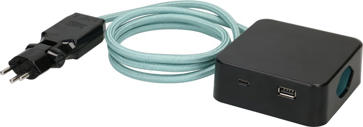 Immagine prodotto Max Hauri Cubo maxTEX (5 x, Tipo 13, USB-C, USB-A, 2 m)