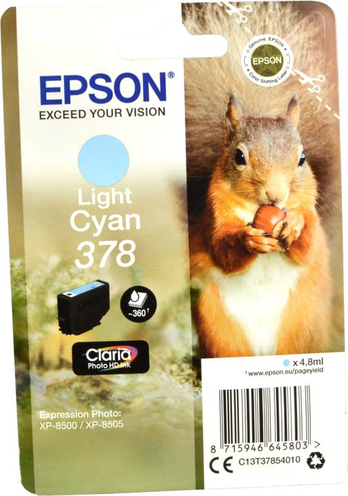 Actual product image Epson 378 Claria Photo HD (LC)