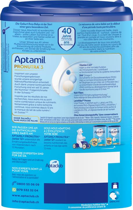 Immagine prodotto Aptamil Pronutra 3 (800 g, da 8 M.)