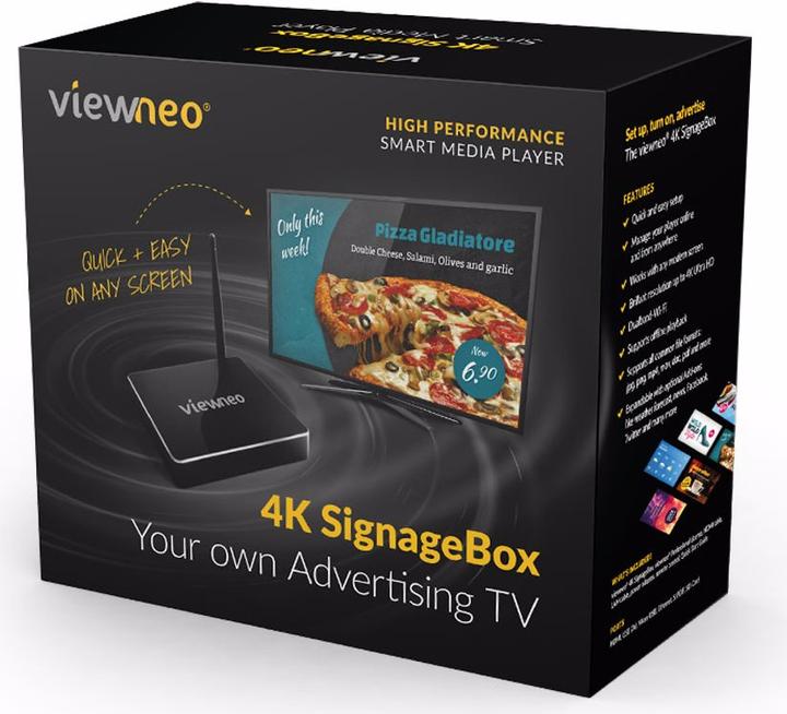 Immagine prodotto Viewneo 4K SignageBox + Lizenz