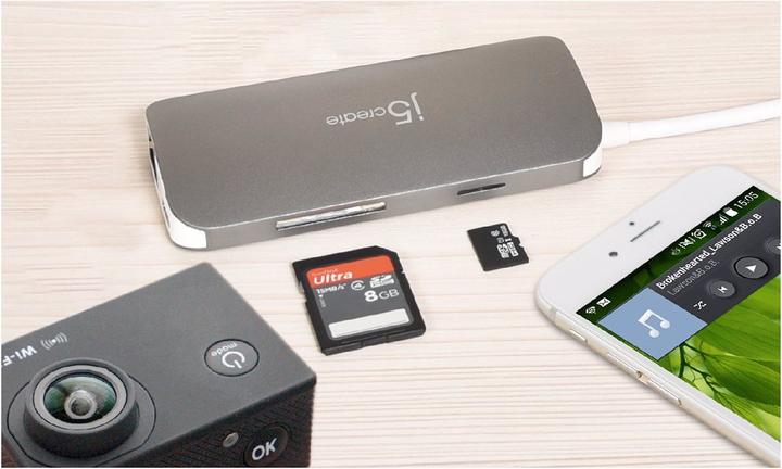 Immagine prodotto j5Create JCD383 (USB-C, 5 porte)