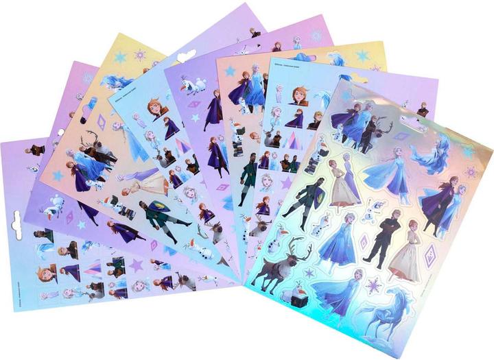 Undercover Frozen Stickerbuch mit 8 Blättern (8 Sticker)