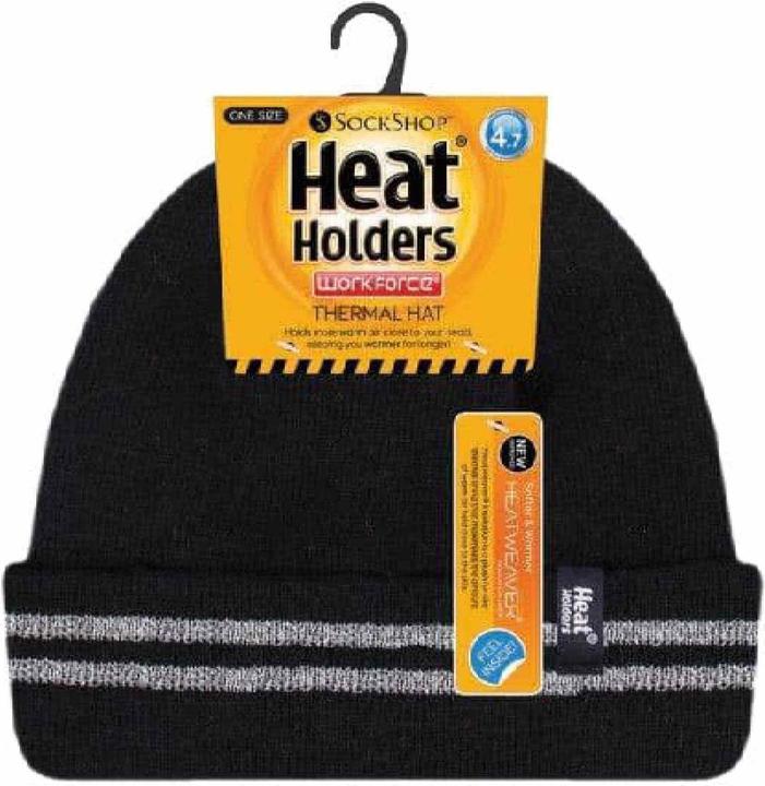 Produktbild Heat Holders Beanie Mütze Fleece Innenfutter, Thermo Arbeitmütze Stricken