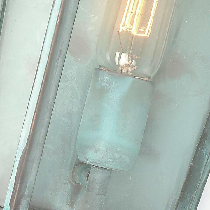 Actual product image Elstead Lighting Mansion House outdoor wall light E27 verdigris IP44 (E27, IP44)