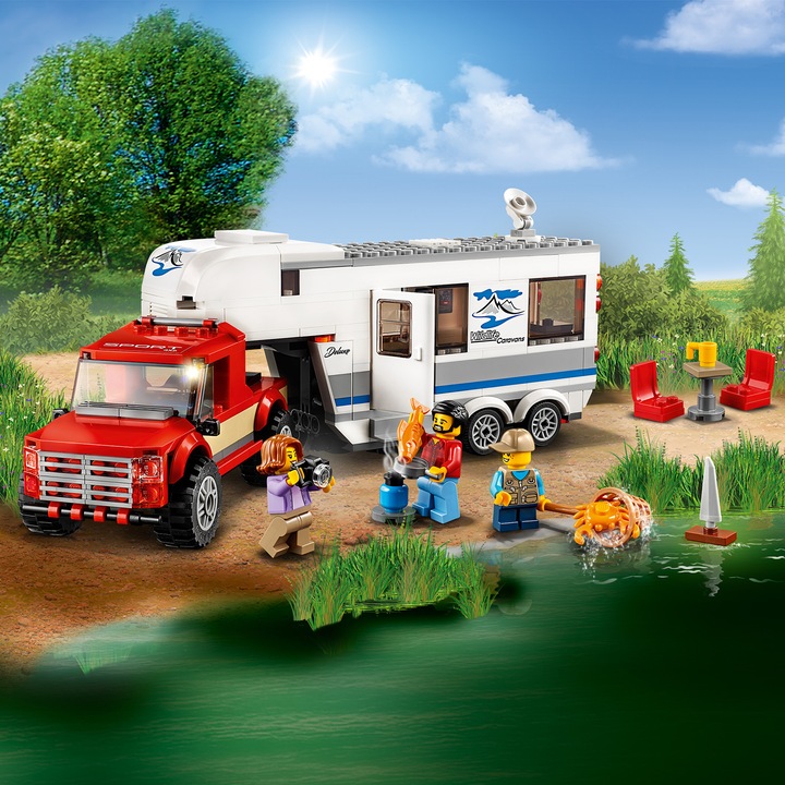 Immagine prodotto LEGO Pickup caravan (60182, LEGO City)