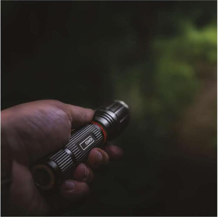 Produktbild Emos COB LED+LED Metall-Taschenlampe P3111, 230 lm, 3x AAA, Fokus (15 cm, 230 lm)