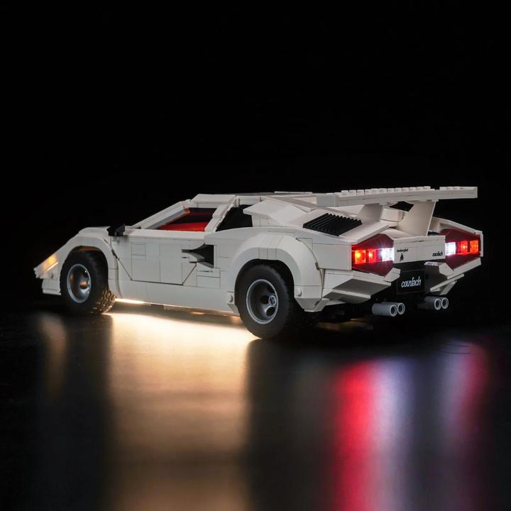 Produktbild BrickBling LED Licht Set für LEGO Lamborghini Countach (10337) inkl. Fernbedienung
