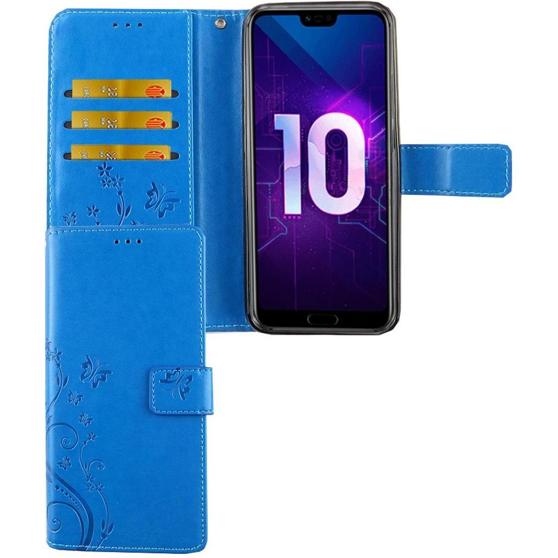 Thumbnail - König Design Hülle Handy Schutz für Huawei Honor 10 Case Cover Tasche Wallet Etui Handyhülle (Honor 10), Smartphone Hüll...
