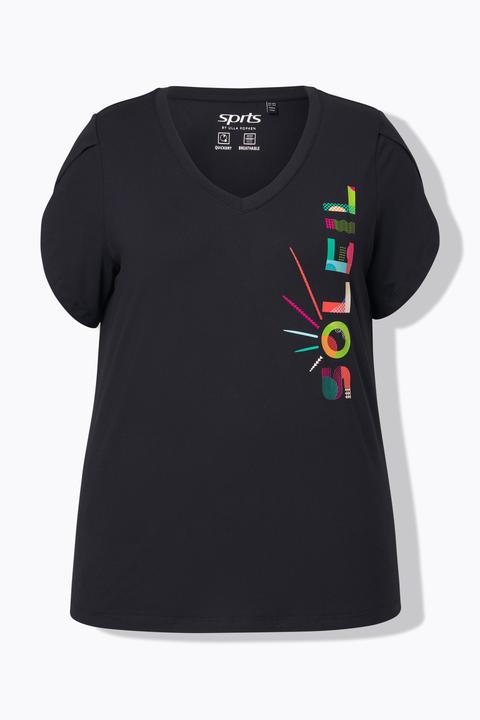 Actual product image Ulla Popken Quick Drying Soleil Graphic Tee (62)
