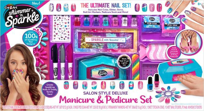 Productafbeelding Cra-z-art Shimmer n Sparkle - Deluxe Manicure and Pedicure (65590S)