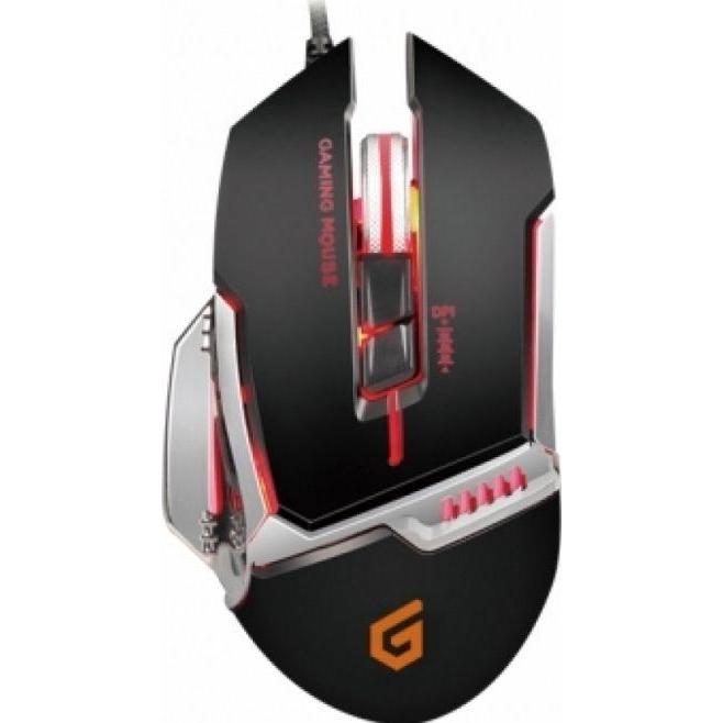 Conceptronic Djebbel (Kabelgebunden), Maus, Schwarz, Silber