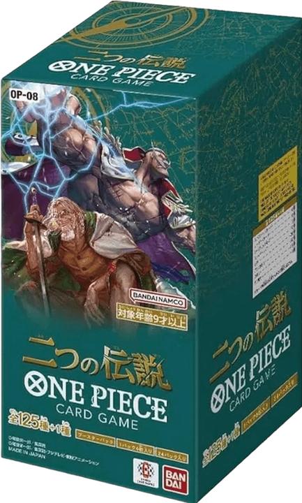 Actual product image One Piece Two Legends Booster Box OP-08 - Card Game - JP (Japanese, Booster display)