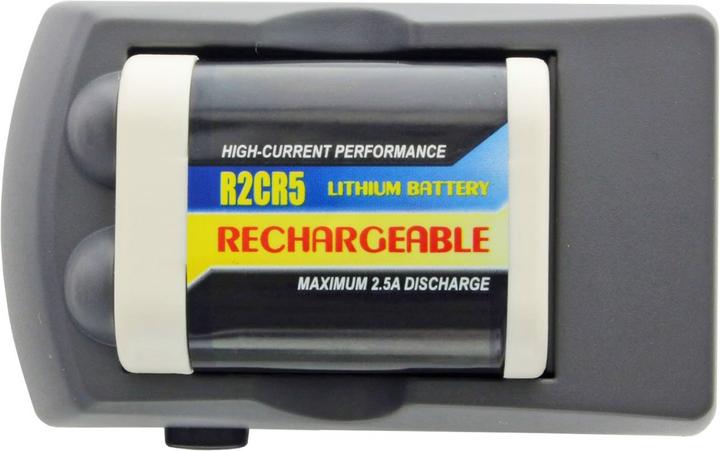 Image du produit AccuCell Schnellladegerät 2CR5 PowerSet inklusive dem Li-ion Akku 2CR5, 2CR5M, 2-CR5 M (2CR5, Piles rechargeables + chargeur)