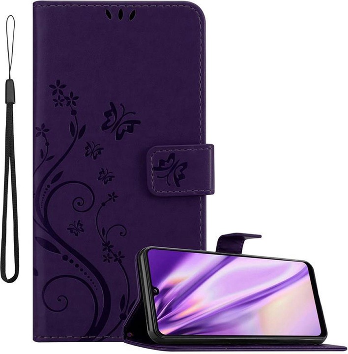 Floral dark purple